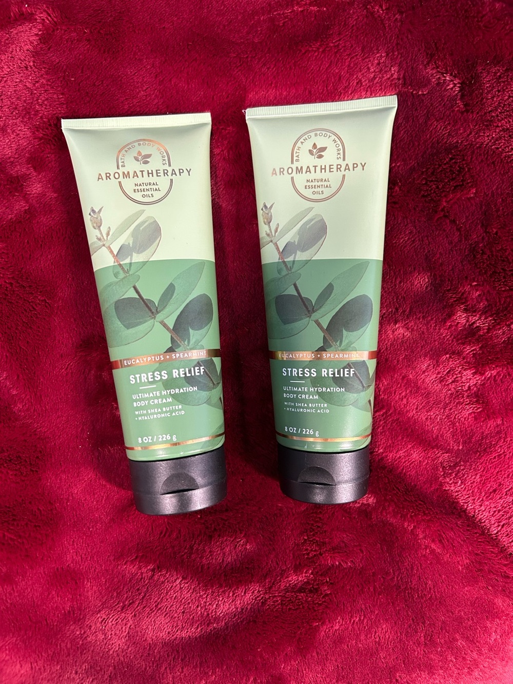 2 Bath & Body Aromatherapy Stress Relief Cream 8 oz.